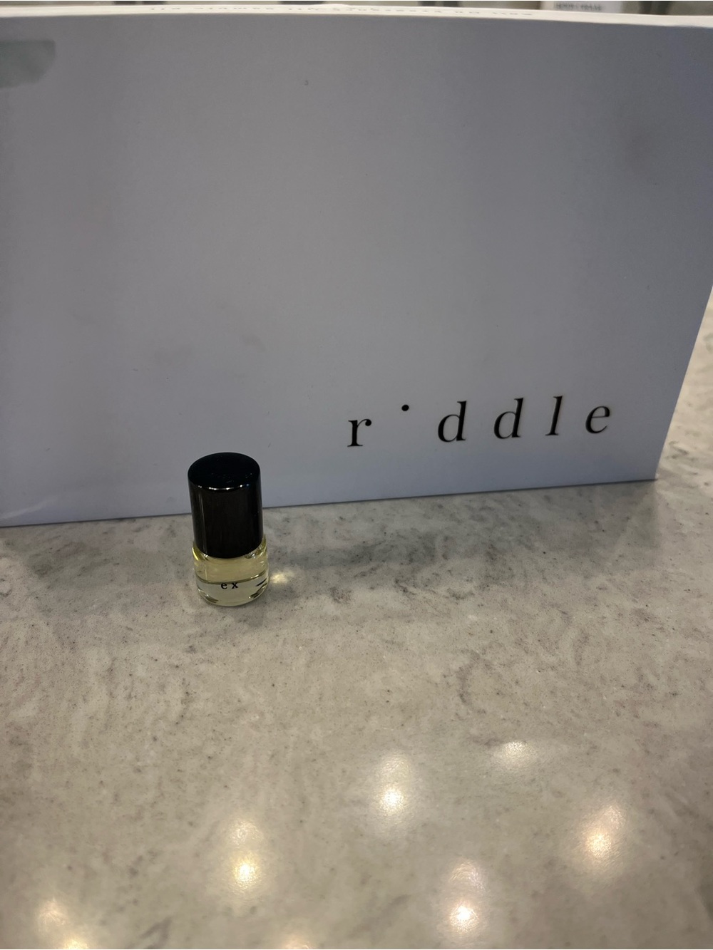 Riddle Body Oil - Clear Bottle with Black Cap